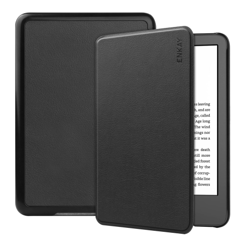 ENKAY LEATHER Flip tok Amazon Kindle 2022-hez (11. generáció) fekete