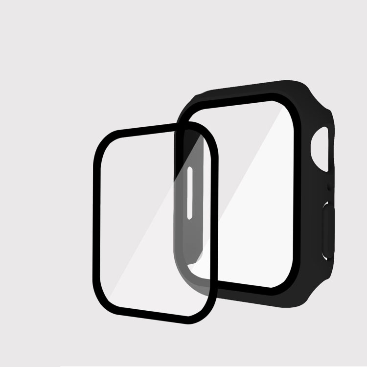 ENKAY tok edzett üveggel az Apple Watch 9 / 8 / 7 (41mm) kék készülékhez termék 2. képe