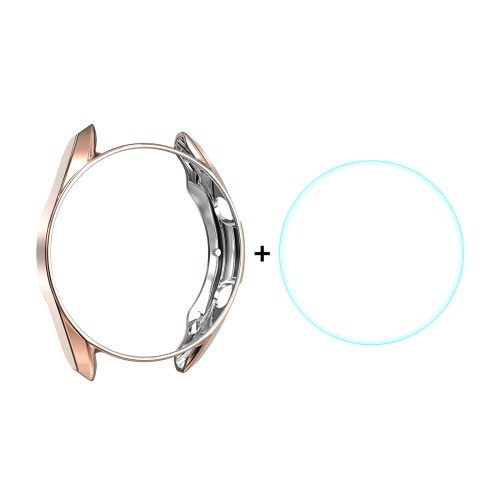 ENKAY Borító edzett üveggel Samsung Galaxy Watch 3 41 mm-es rózsaszín aranyhoz akciós termékkép 1
