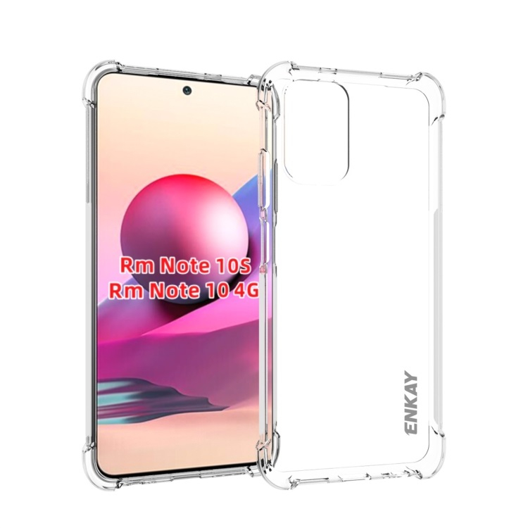ENKAY Átlátszó borító + 3D üveg Xiaomi Redmi Note 10 / Note 10S termék 2. képe