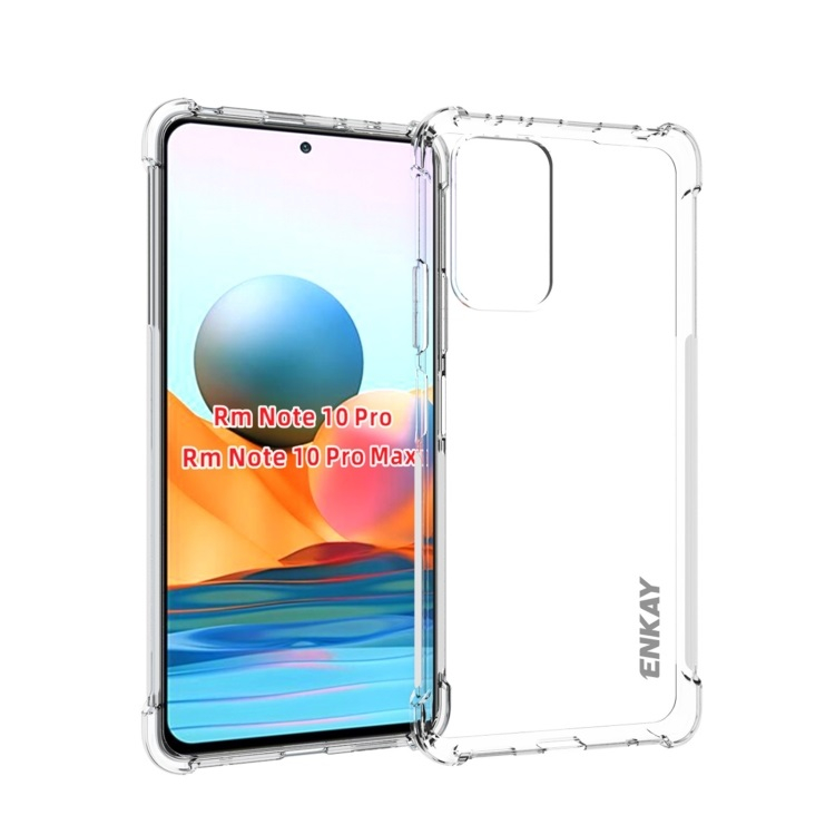 ENKAY Átlátszó borítás + 3D üveg Xiaomi Redmi Note 10 Pro termék 2. képe