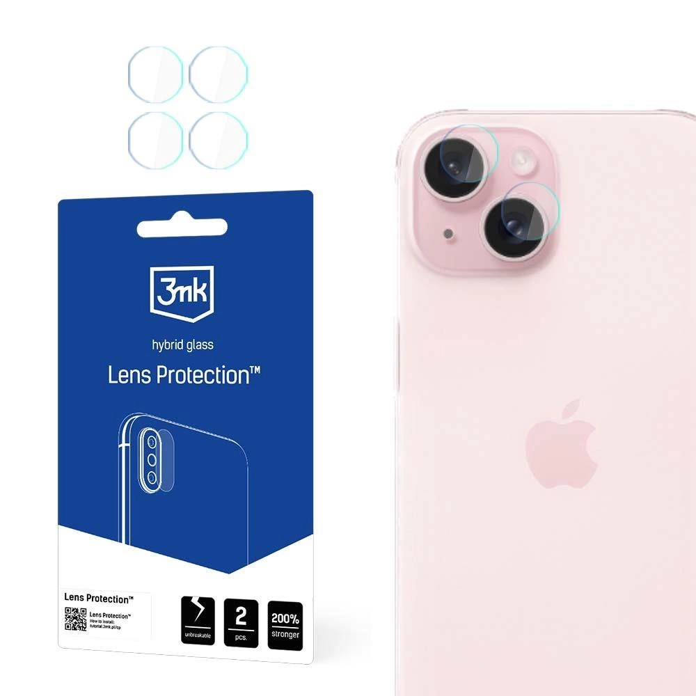 3MK 2x Szemüvegkészlet Apple fényképezőgéphez iPhone 15 Plus akciós termékkép 1