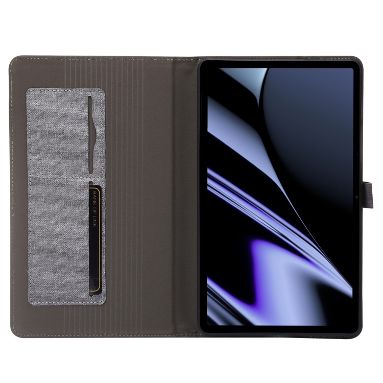 SZÖVET Flip borító Realme Pad Mini szürke színhez termék 2. képe