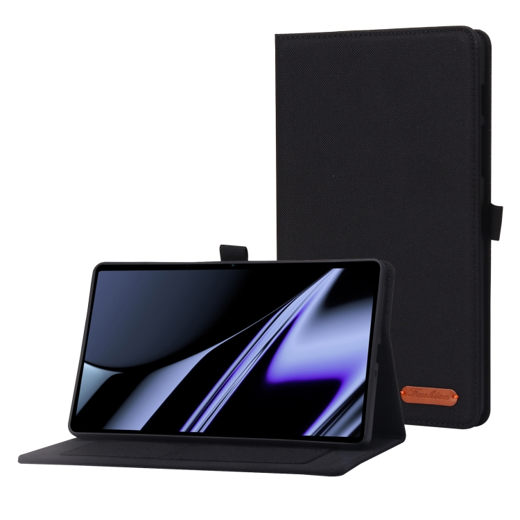 FABRIC Flip tok Realme Pad Mini fekete akciós termékkép 1