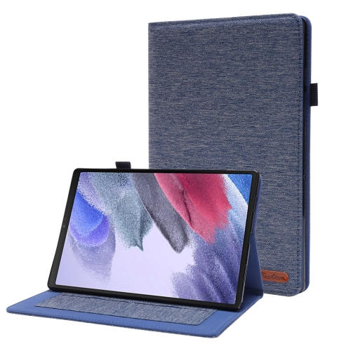 FABRIC Flip tok Samsung Galaxy Tab A8 (SM-X205 / SM-X200) kék akciós termékkép 1