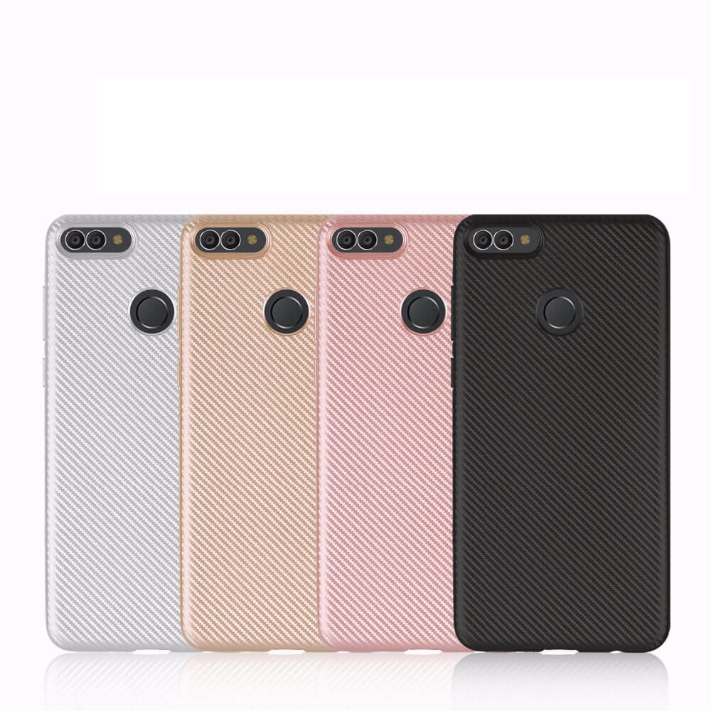 FIBER Védőburkolat Huawei Y9 2018 ezüst termék 2. képe