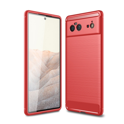 FLEXI TPU borító a Google Pixel 6 telefonhoz, piros akciós termékkép 1