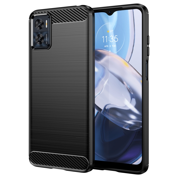 FLEXI TPU burkolat Motorola Moto E22 fekete akciós termékkép 1