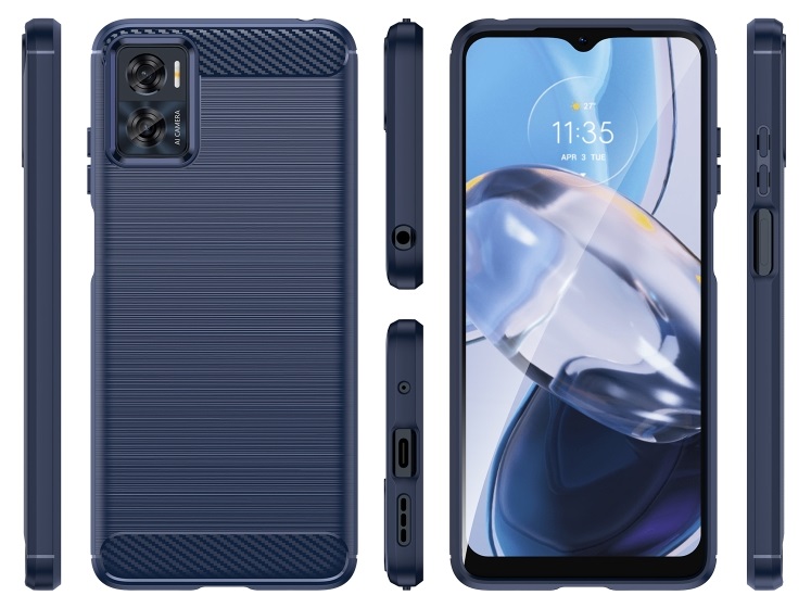 FLEXI TPU burkolat Motorola Moto E22i kék termék 2. képe