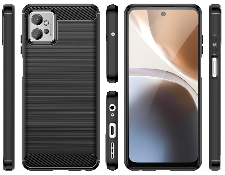 FLEXI TPU burkolat Motorola Moto G32 fekete termék 2. képe