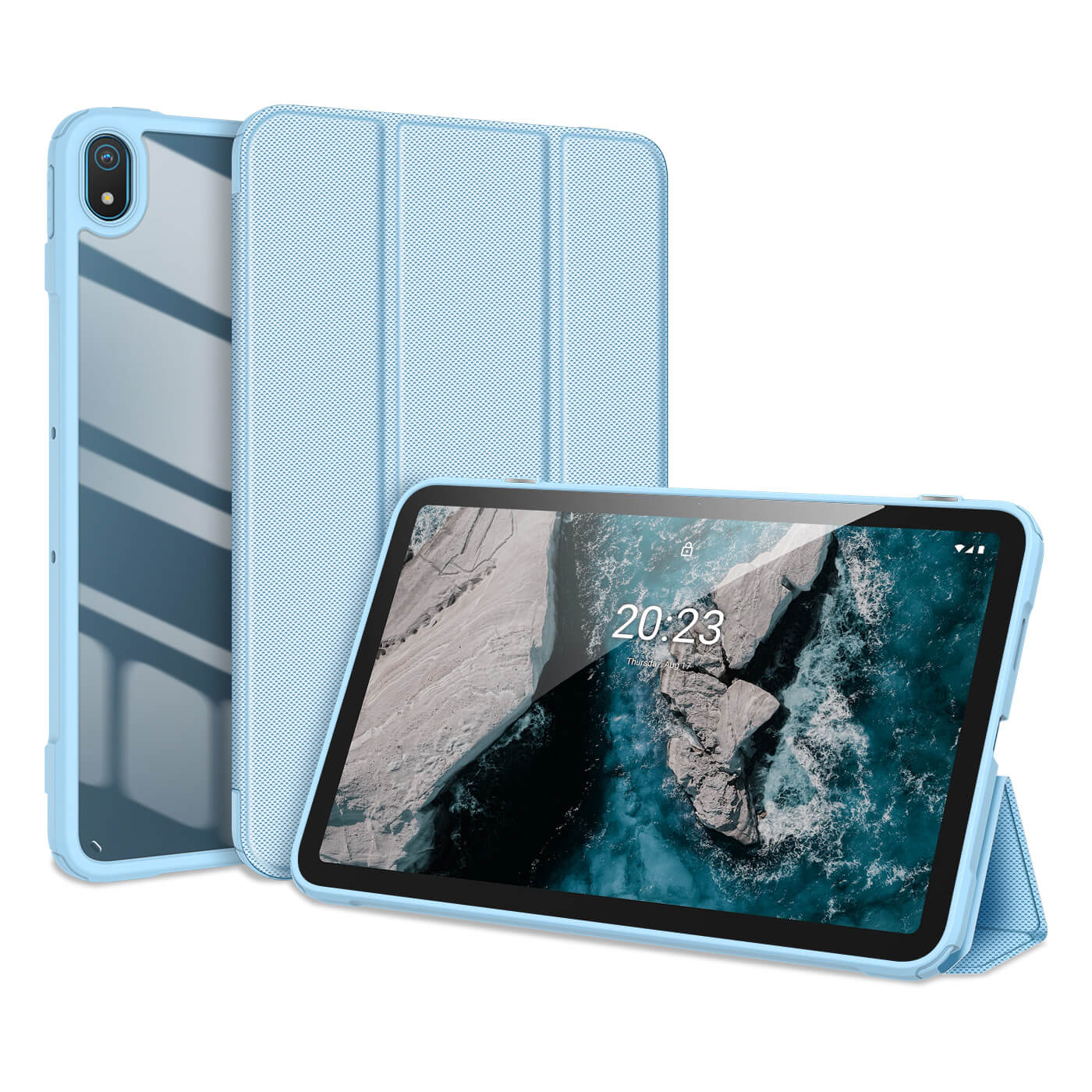DUX TOBY Flip tok Nokia T20 kék akciós termékkép 1