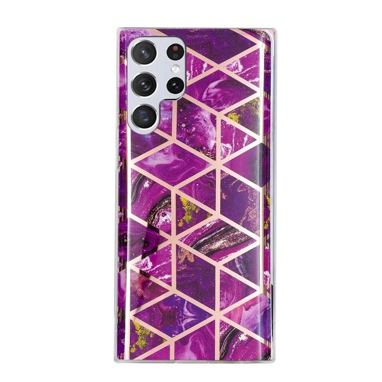 GEOMETRIC ART Szilikon borítás Samsung Galaxy S22 Ultra 5G PURPLE akciós termékkép 1
