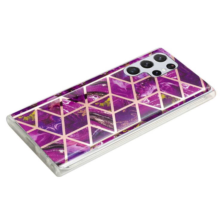 GEOMETRIC ART Szilikon borítás Samsung Galaxy S22 Ultra 5G PURPLE termék 2. képe