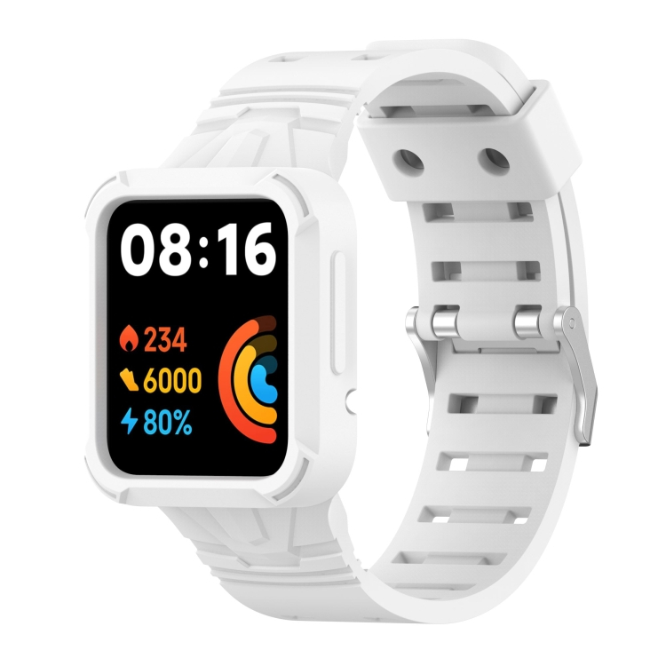 GLACIER Védőtok szíjjal Xiaomi Redmi Watch 2 Lite fehér akciós termékkép 1