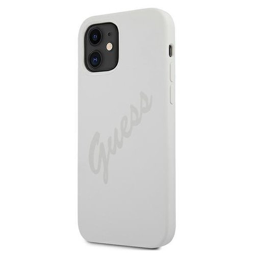 GUESS SILICONE VINTAGE tok Apple iPhone 12 mini fehér termék 2. képe