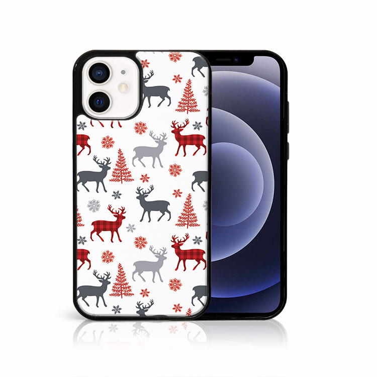MY ART Karácsonyi mintás tok Apple iPhone 12 mini DEER (068) akciós termékkép 1
