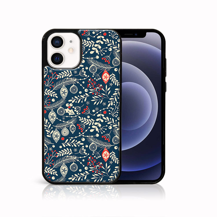 MY ART Karácsonyi dizájnú tok Apple iPhone 12 mini MISTLETOE (070) akciós termékkép 1
