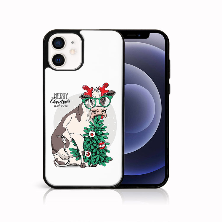 MY ART Karácsonyi dizájnnal ellátott tok Apple iPhone 12 mini MERRY CHRISTMAS (074) akciós termékkép 1