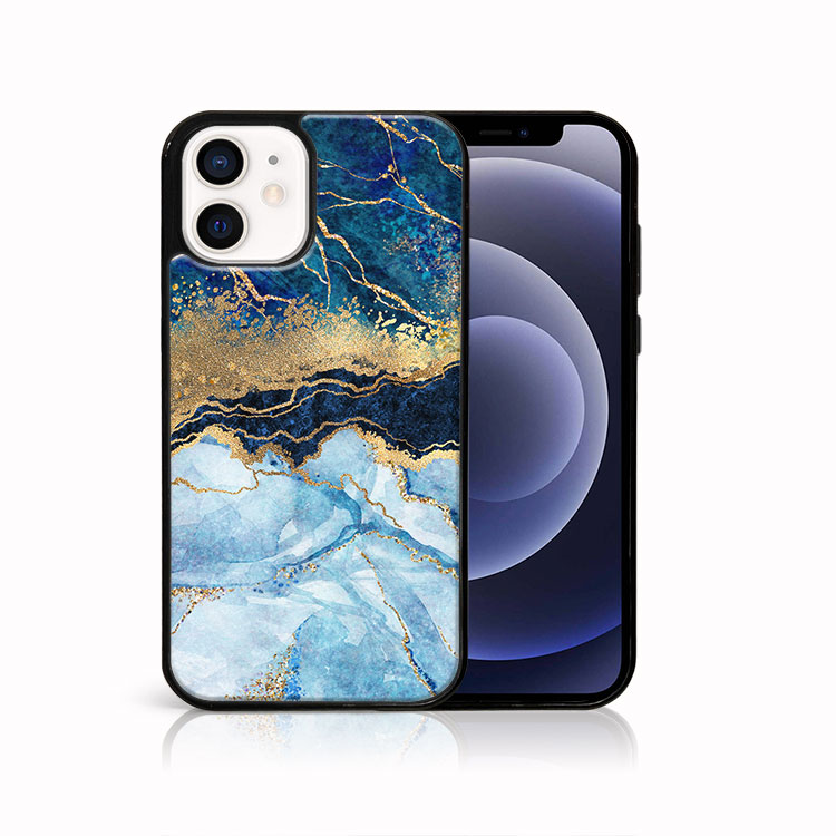 MY ART Védőtok Apple iPhone 12 mini BLUE MARBLE (141) készülékhez akciós termékkép 1