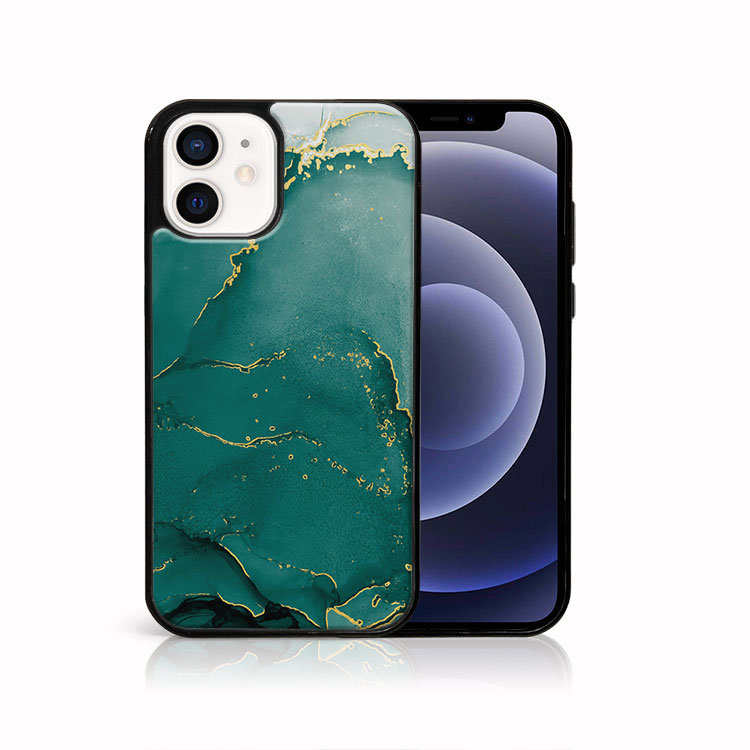 MY ART Védőtok Apple iPhone 12 mini GREEN MARBLE (145) készülékhez akciós termékkép 1