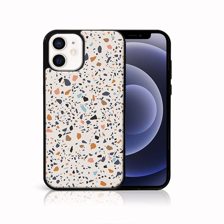 MY ART Védőtok Apple iPhone 12 mini BEIGE TERRAZZO (162) készülékhez akciós termékkép 1