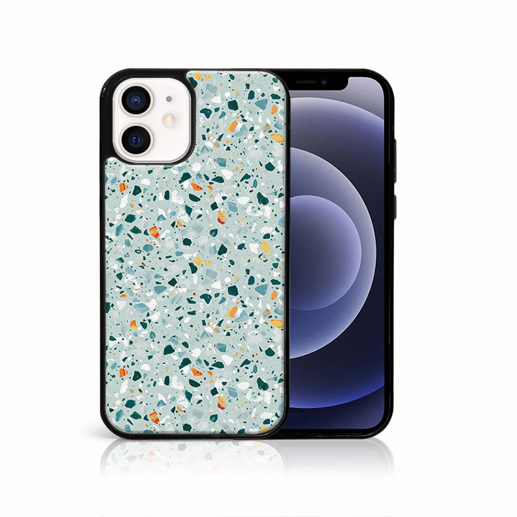 MY ART Védőtok Apple iPhone 12 mini BLUE TERRAZZO (164) készülékhez akciós termékkép 1