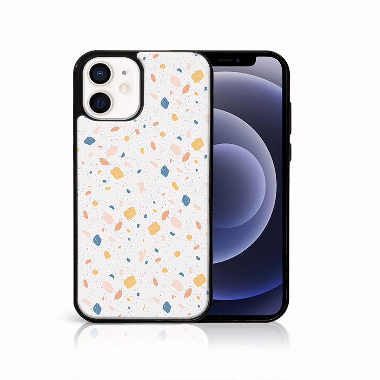 MY ART Védőtok Apple iPhone 12 mini ORANGE TERRAZZO készülékhez (165) akciós termékkép 1