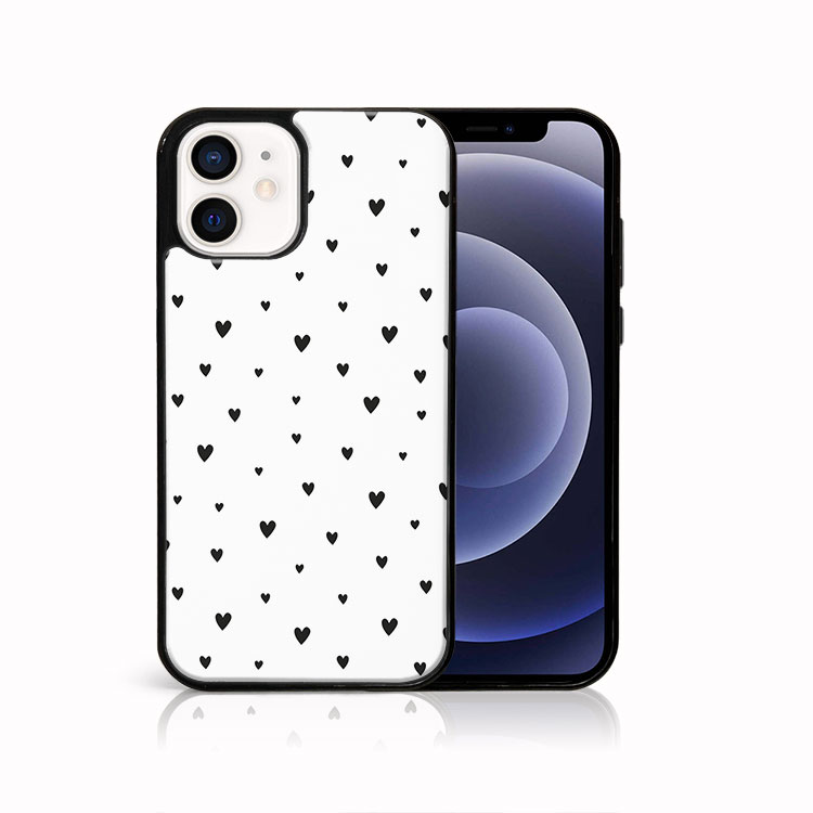 MY ART Védőtok Apple iPhone 12 mini BLACK HEARTS készülékhez (167) akciós termékkép 1