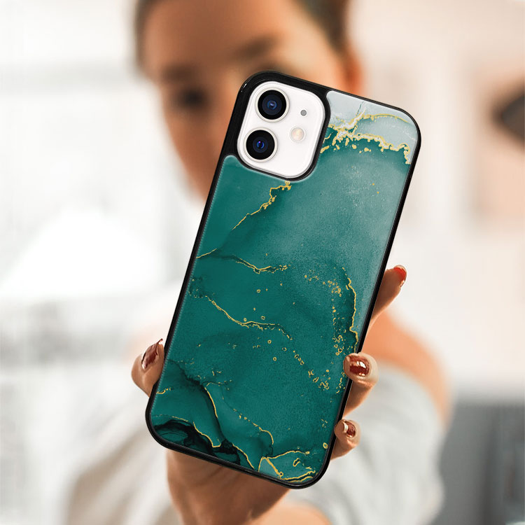 MY ART Védőtok Apple iPhone 12 mini GREEN MARBLE (145) készülékhez termék 2. képe