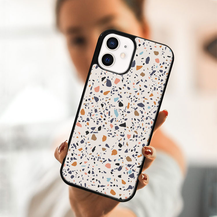 MY ART Védőtok Apple iPhone 12 mini BEIGE TERRAZZO (162) készülékhez termék 2. képe
