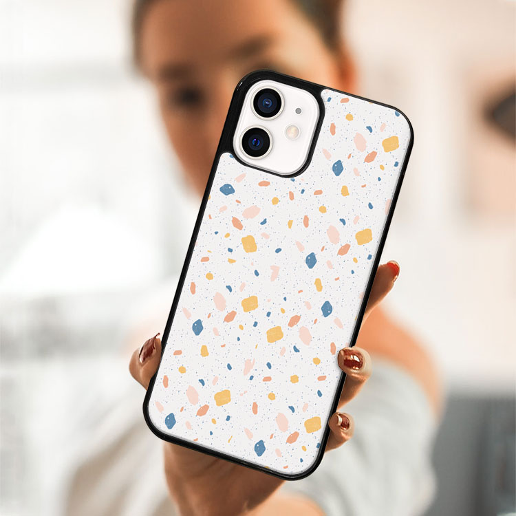MY ART Védőtok Apple iPhone 12 mini ORANGE TERRAZZO készülékhez (165) termék 2. képe