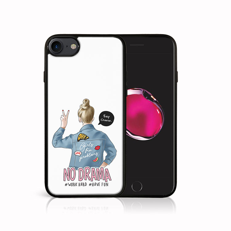 PROTEMIO MY ART védőburkolat Apple iPhone SE 2022 / 2020 / 7 / 8 NO DRAMA (138) akciós termékkép 1