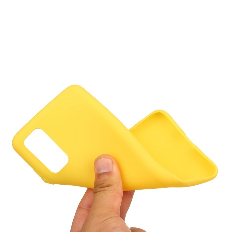 RUBBER Gumi burkolat Samsung Galaxy S20 Plus sárga termék 2. képe