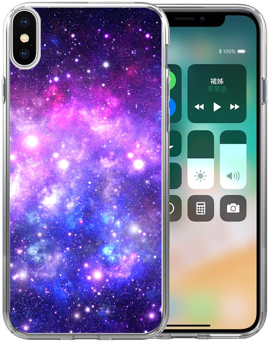 PROTEMIO MY ART Védőburkolat Apple iPhone XS Max GALAXY (015) akciós termékkép 1