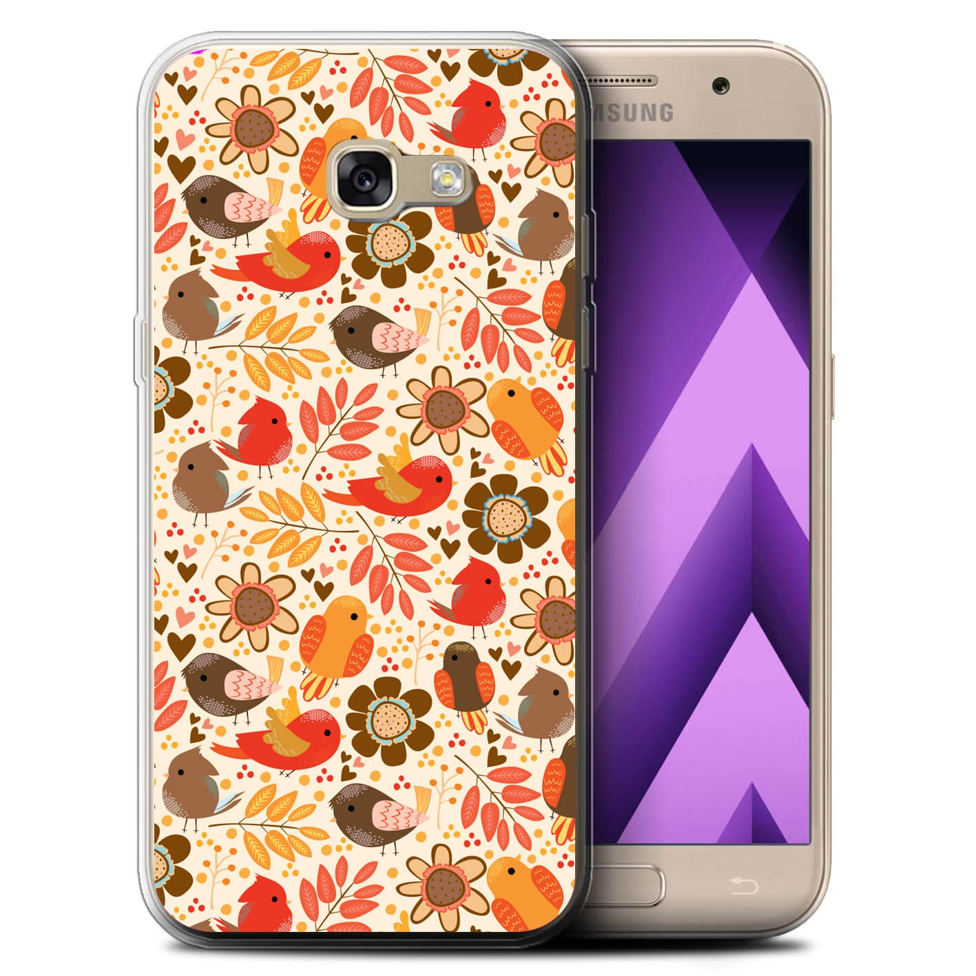 PROTEMIO MY ART kryt Samsung Galaxy A3 2017 (A320) BIRDS (004) (004) akciós termékkép 1