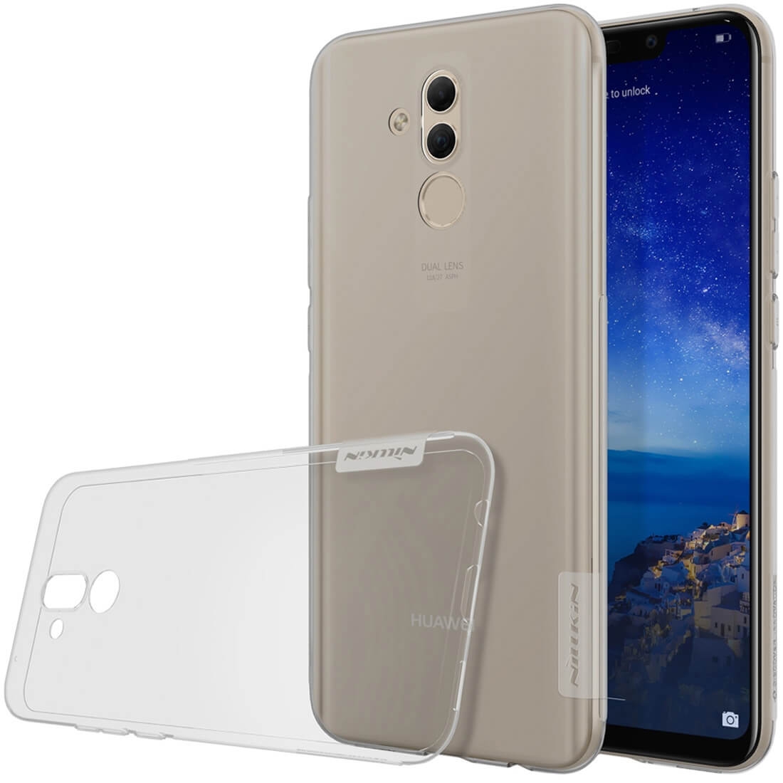 NILLKIN NATURE borító Huawei Mate 20 Pro szürke akciós termékkép 1