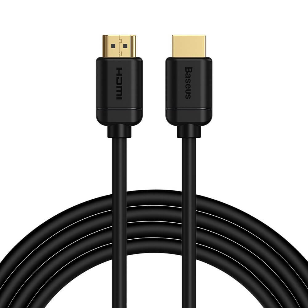 BASEUS HDMI kábel 4K 60 Hz 3D 18 Gbps - 3 méter fekete akciós termékkép 1