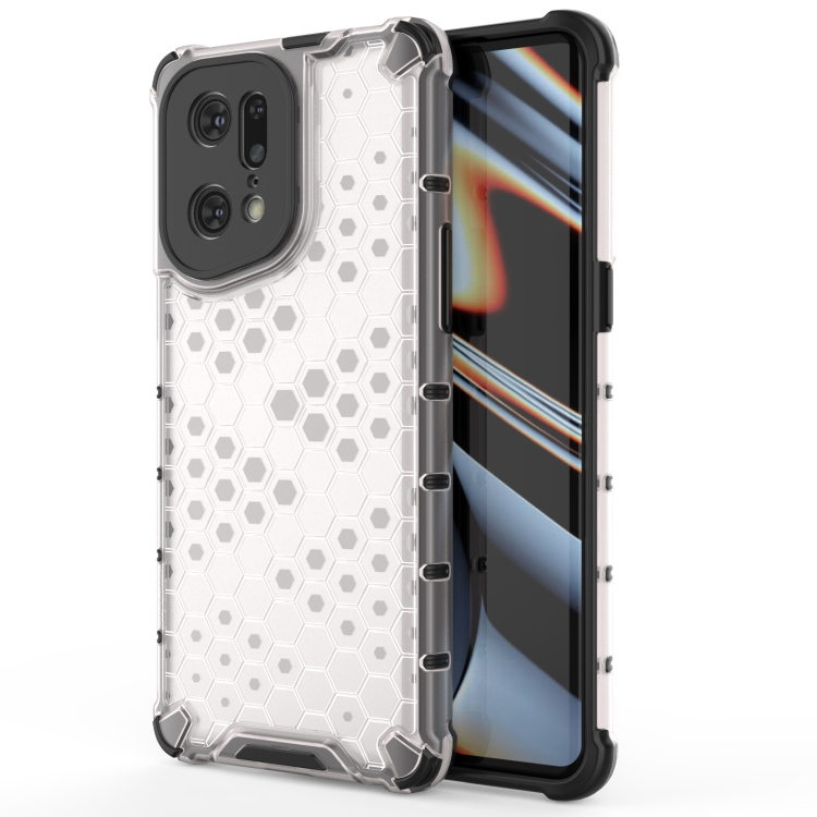 HONEYCOMB Védőburkolat Oppo Find X5 Pro fehér akciós termékkép 1