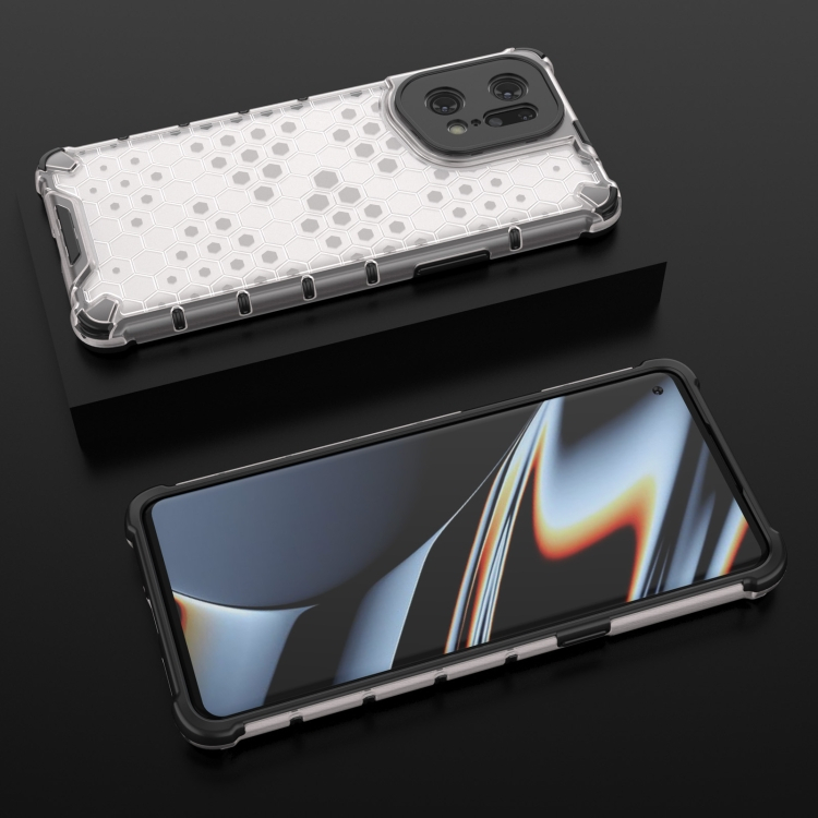 HONEYCOMB Védőburkolat Oppo Find X5 Pro fehér termék 2. képe