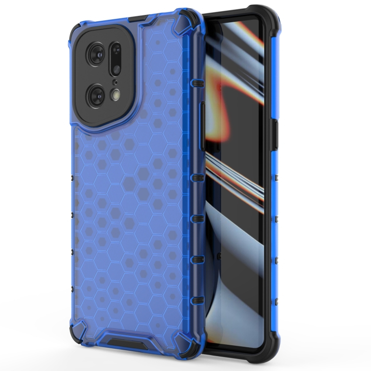 HONEYCOMB Védőburkolat Oppo Find X5 Pro kék akciós termékkép 1