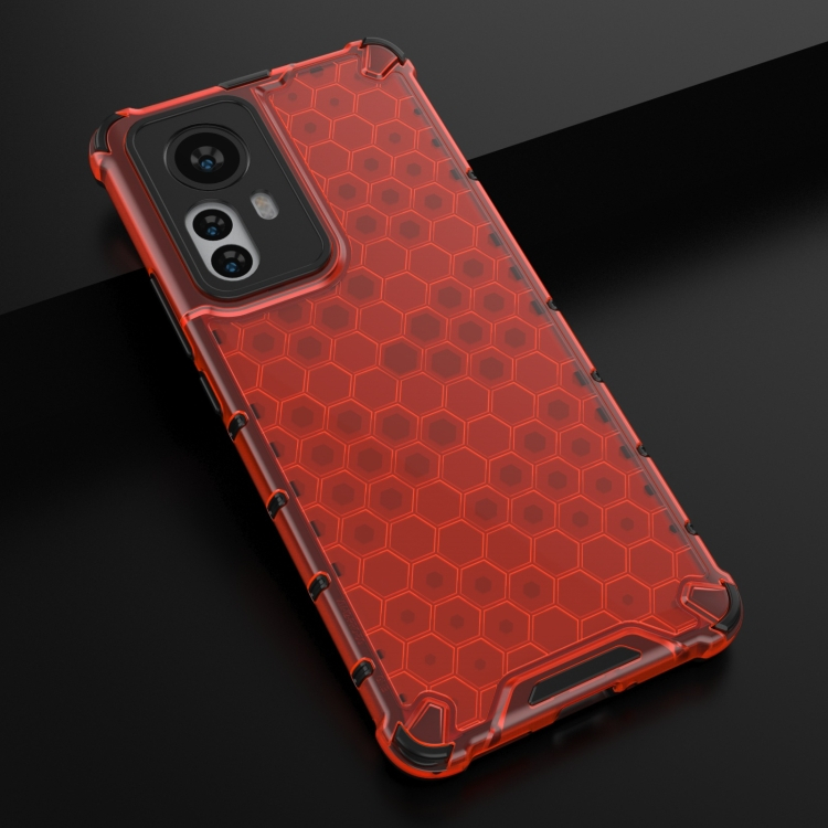 HONEYCOMB Védőburkolat Xiaomi 12 Pro piros termék 2. képe