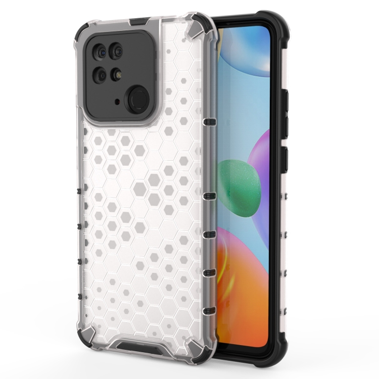 HONEYCOMB Védőburkolat Xiaomi Redmi 10C fehér akciós termékkép 1