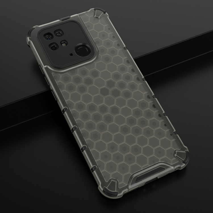 HONEYCOMB Védőburkolat Xiaomi Redmi 10C fekete termék 2. képe