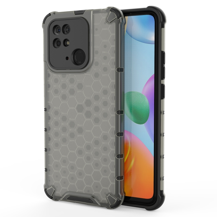 HONEYCOMB Védőburkolat Xiaomi Redmi 10C fekete akciós termékkép 1