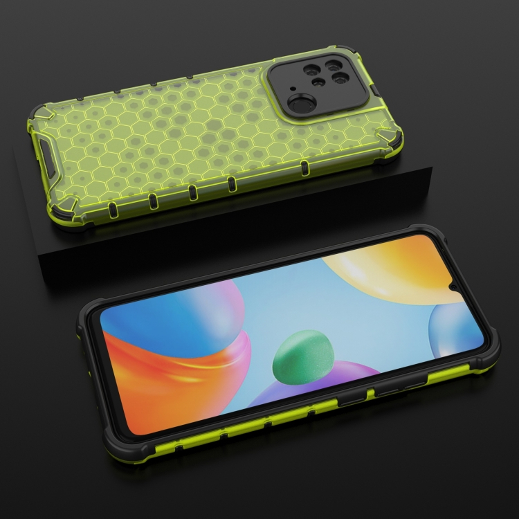 HONEYCOMB Védőburkolat Xiaomi Redmi 10C zöld termék 2. képe
