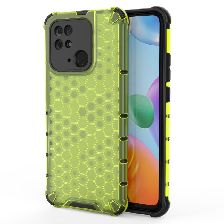 HONEYCOMB Védőburkolat Xiaomi Redmi 10C zöld akciós termékkép 1