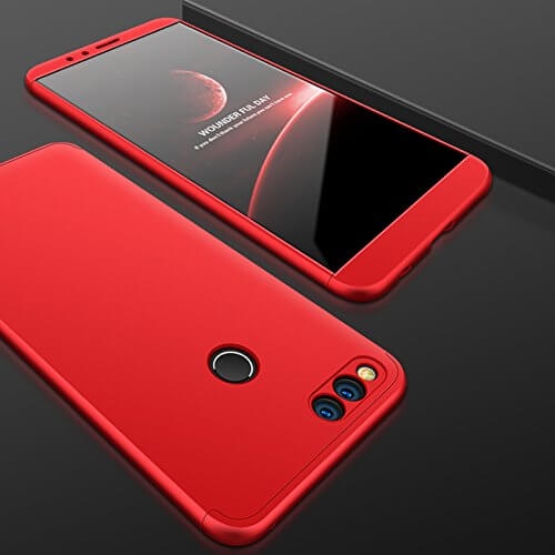 360° védőburkolat Honor 7X piros akciós termékkép 1