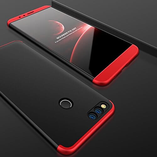 360° védőburkolat Honor 7X piros-fekete akciós termékkép 1