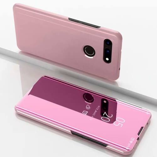 MIRROR Zaklápací obal Honor View 20 ružový akciós termékkép 1