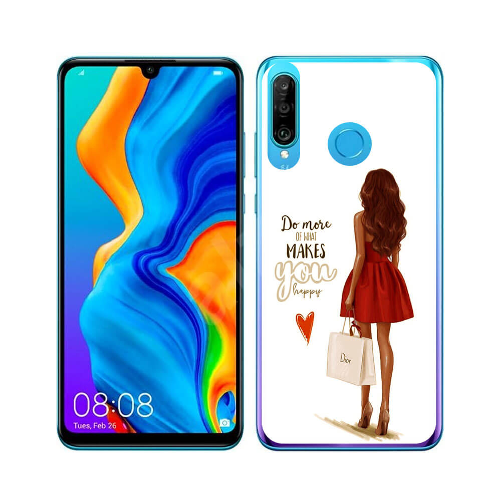 PROTEMIO MY ART védőtok Huawei P30 Lite RED DRESS (137) akciós termékkép 1